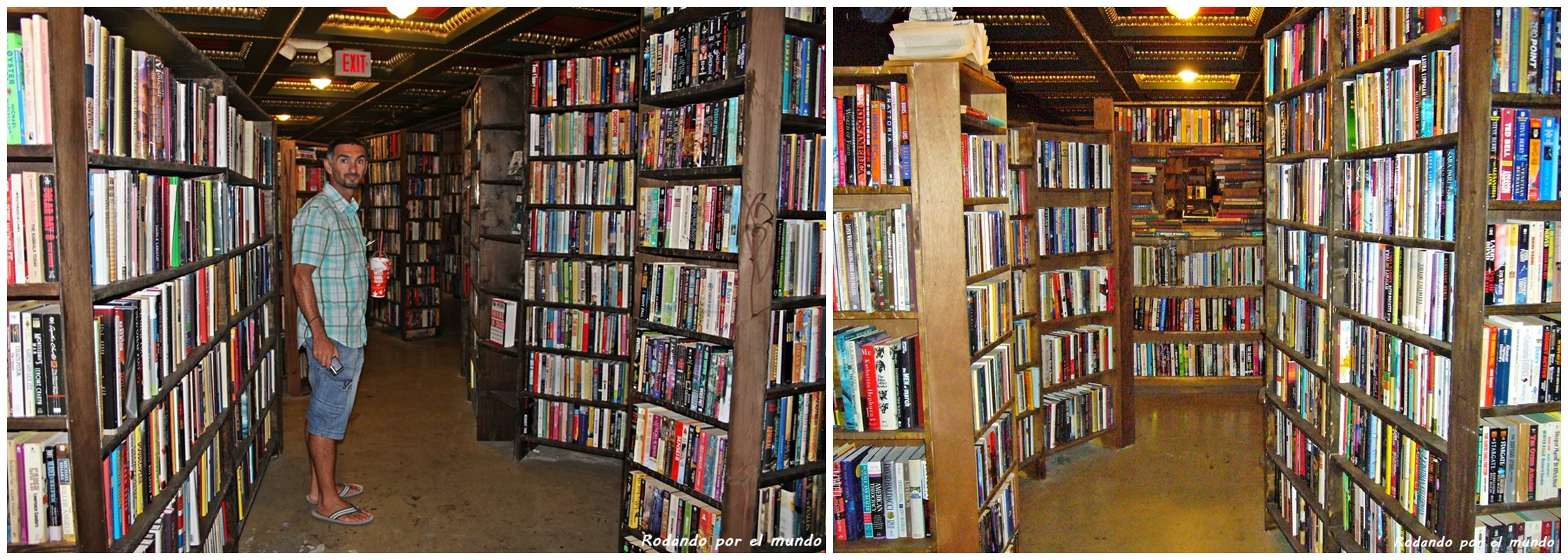Laberínticos pasillos llenos de libros de segunda mano os esperan en The Last Bookstore.
