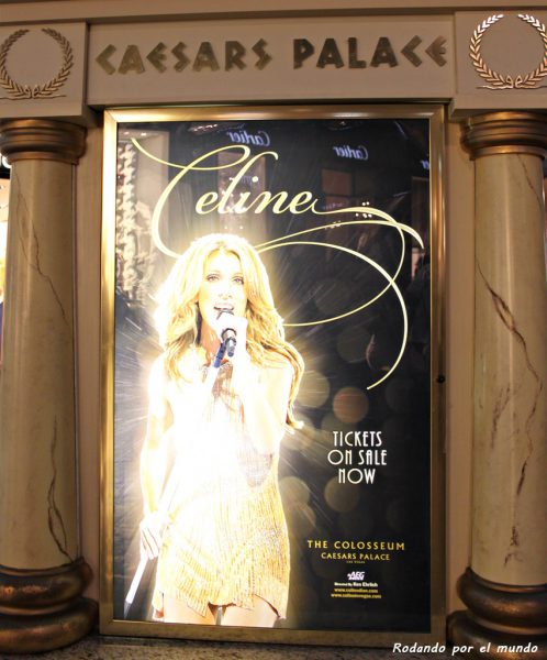 Uno de los espectáculos más populares de Las Vegas es el de Celine Dion.