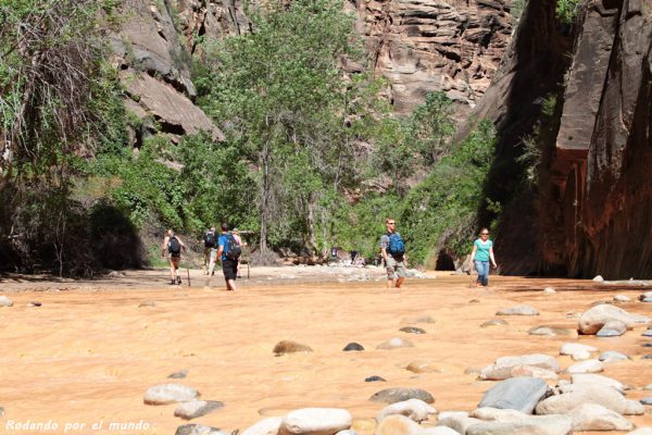 El inicio de The Narrows.