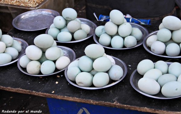 Nunca antes habíamos visto huevos verdes.